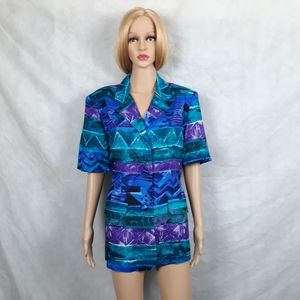 Michael K & Co Multicolored Top Size 12